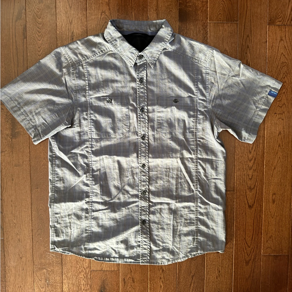 Vintage Arc’teryx Grey Hiking Button-Up Shirt - Medium